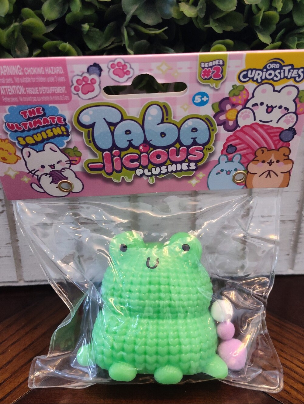 Tabalicious Green Frog Squishy Plushie